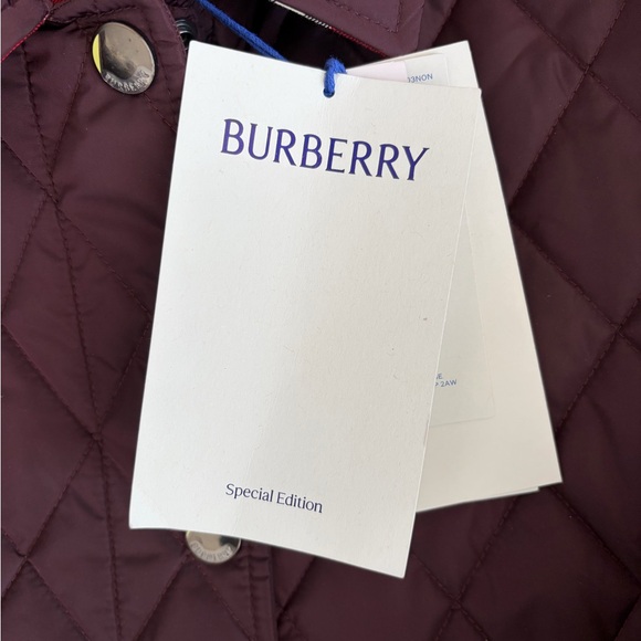 Burberry - Burberry Dorset Quilted Jacket Size Medium Color: Rubus - Picture 5 of 12